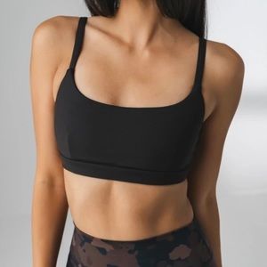 Balance Athletica The Ignite Bra Midnight Black Sports Bra, Small A-C
